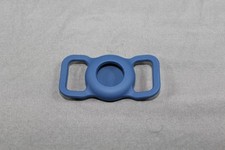 Silicone AirTag Pet Collar Holder Case Blue - 2 Pack