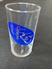 VTG c 1970 URC Sprint Car UNITED RACING CLUB Blue Logo Federal Tumbler Glass Cup