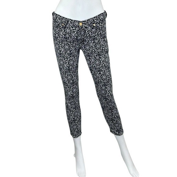 7 for all mankind Black Print Jegging Size 27