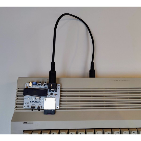 Commodore 64 Lecteur de Cartes Micro SD SD2IEC alimenté par Port Cassette
