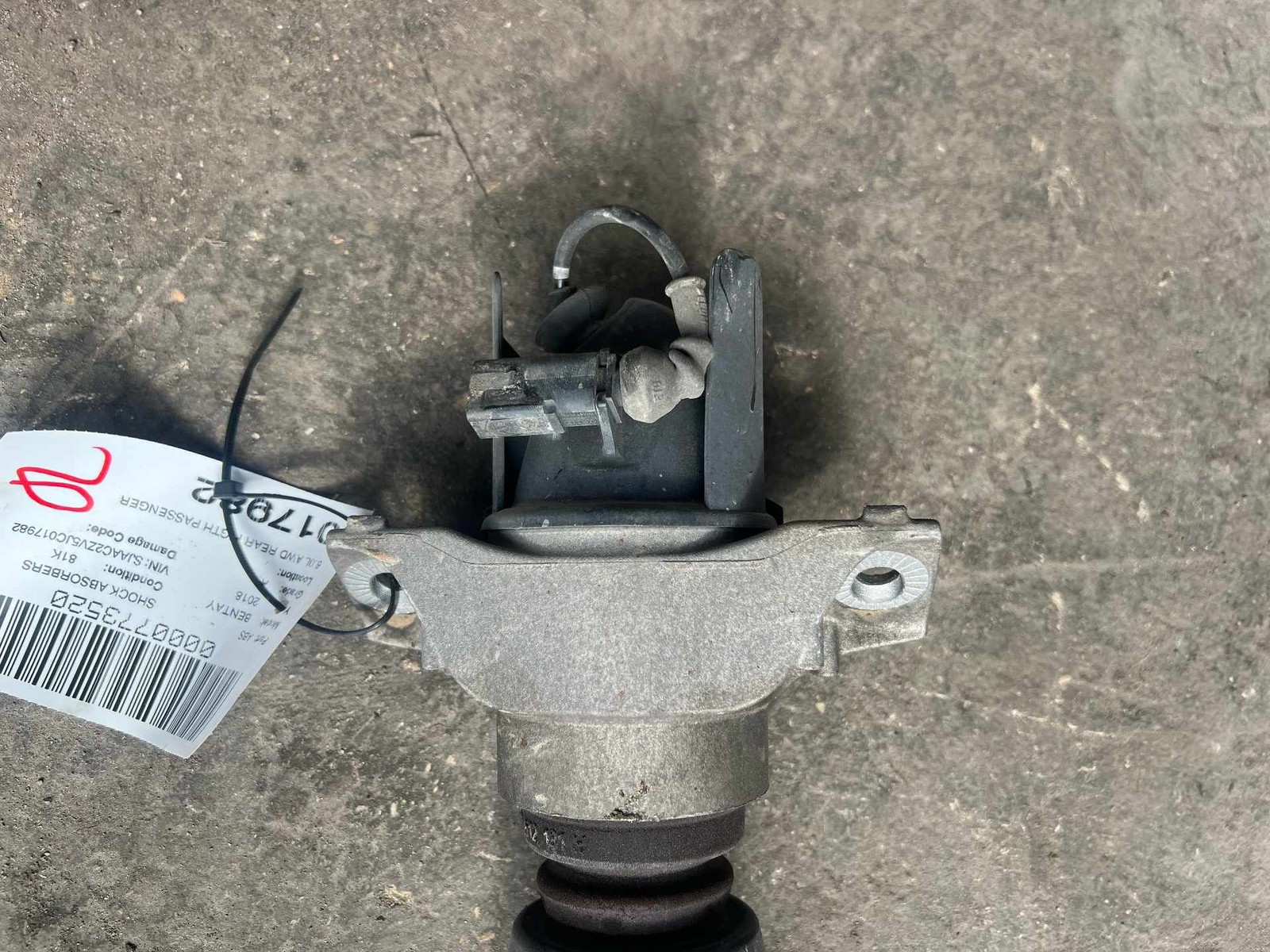 Bentley Bentayga 2015-2020 Rear Damper P/N 4M0616031AC