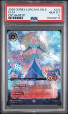 2026 DISNEY LORCANA EN 11-WINTERSPELL ENCHANTED 233 ELSA - ICE ARTISAN PSA 10