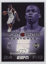 2005-06 Upper Deck ESPN Sportscenter Swatches Desmond Mason #SCS-DM 15ul
