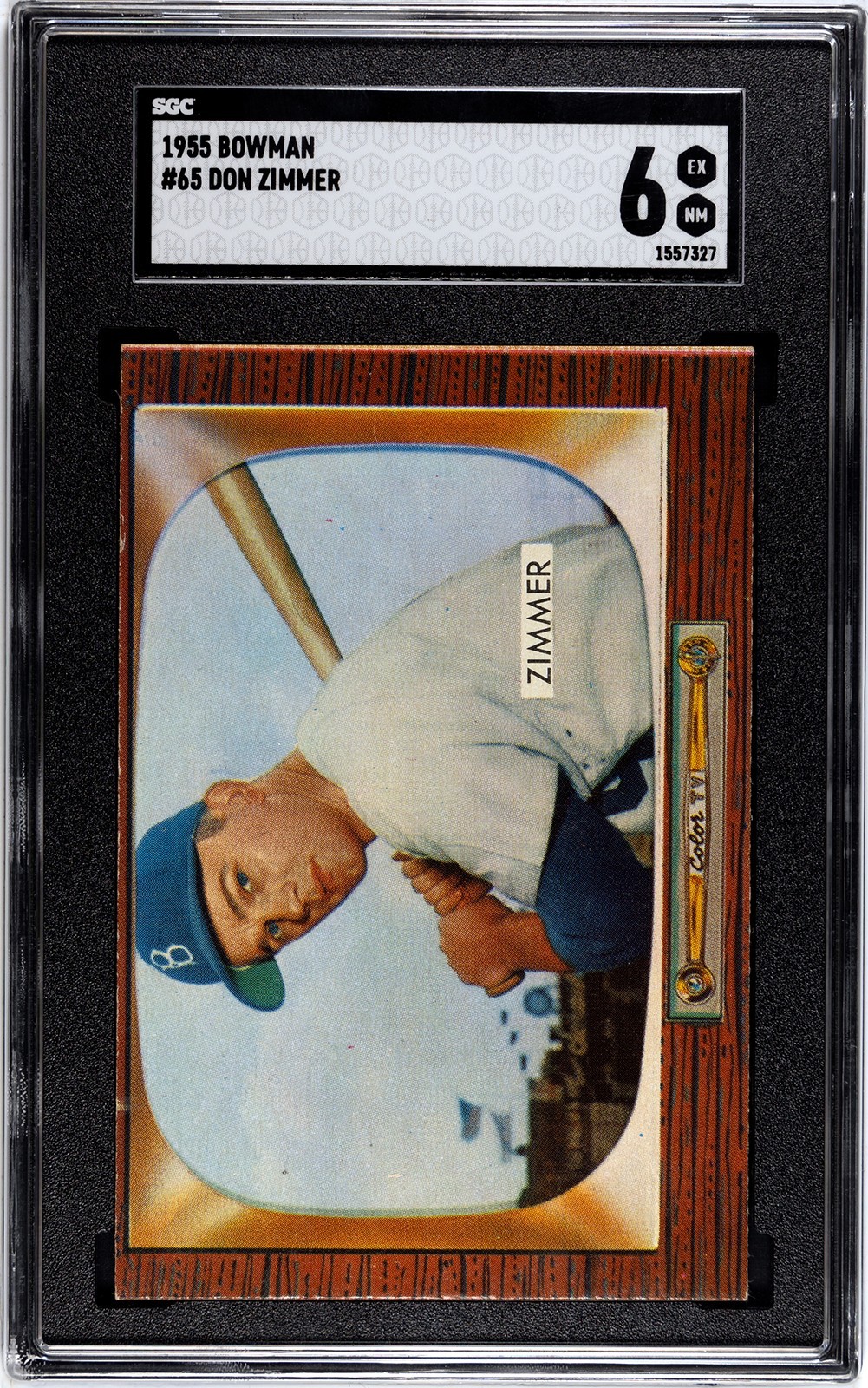 1955 Bowman #65 Don Zimmer RC Rookie SGC 6 EX-NM
