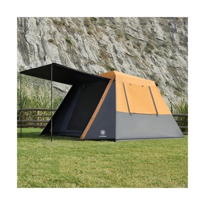 EVER ADVANCED Blackout Design 6 Person Camping Tent, Instant Cabin Tent for F...
