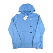 Nike Hoodie Womens Med Baby Blue Pullover Hoodie NWT Draw String Soft Comfy