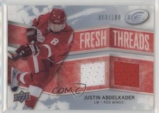 2008-09 Upper Deck Ice Fresh Threads PETG 53/100 Justin Abdelkader #FT-JA 0af
