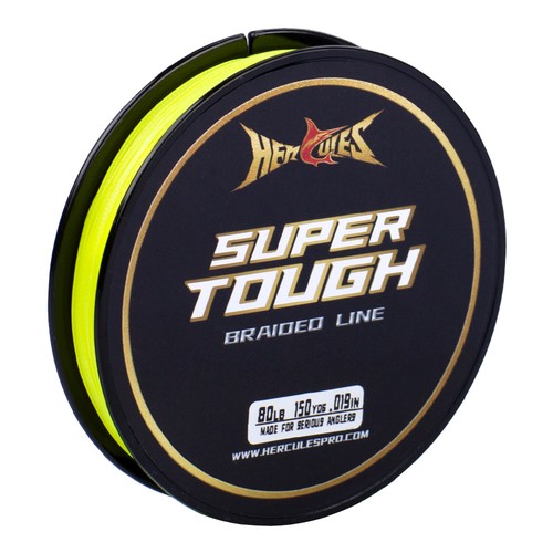 Línea de pesca trenzada HERCULES SUPER HARD amarillo fluo línea de pesca de alta visibilidad - Imagen 5 de 30