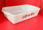 VTG milk glass Fire-King Primrose 1 Quart Loaf Pan #409