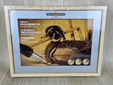 Cordless Wood Burning Kit with 10 Tips Wood Case Soldering Stencil Cutting Craft