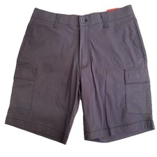 Wearfirst Men  s Classic Fit Stretch Lightweight Cargo Short, Blue, 34w