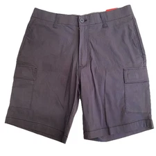 Wearfirst Men’s Classic Fit Stretch Lightweight Cargo Short, Blue, 34