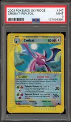 Crobat Crystal 147/144 Skyridge Reverse Holo Secret Rare