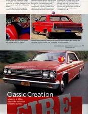 1966 Amc Rambler Classic 770 Hardtop Fire Chief Car 6 Pg Article