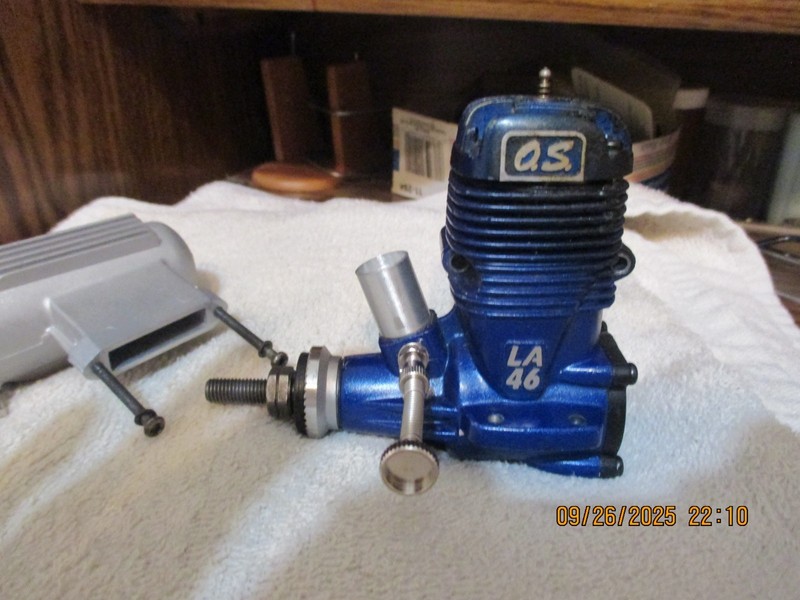 OS LA 46 C/L ENGINE SUPER LOW TIME ENGINE