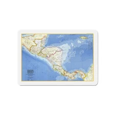 Central America (1973) (Map) Refrigerator Magnet