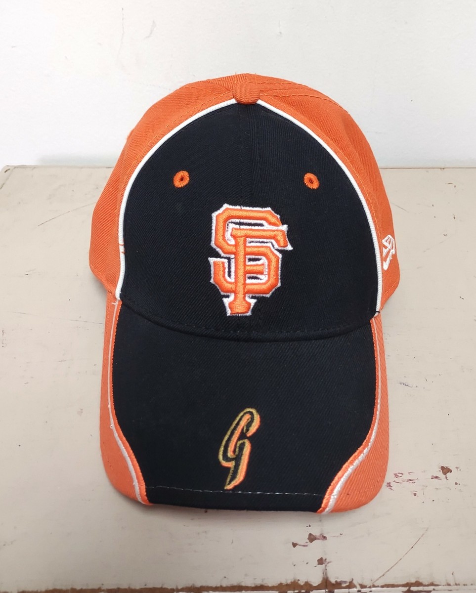New Era SAN FRANCISCO GIANTS Black & Orange Flex Fit Hat Cap Size