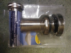 Bathroom Push Button Sink Drain 46224052616 | eBay