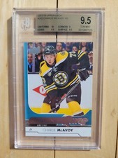 2017-18 Upper Deck Charlie Mcavoy Young Guns BGS 9.5 Gem Mint W/10 Rookie #242
