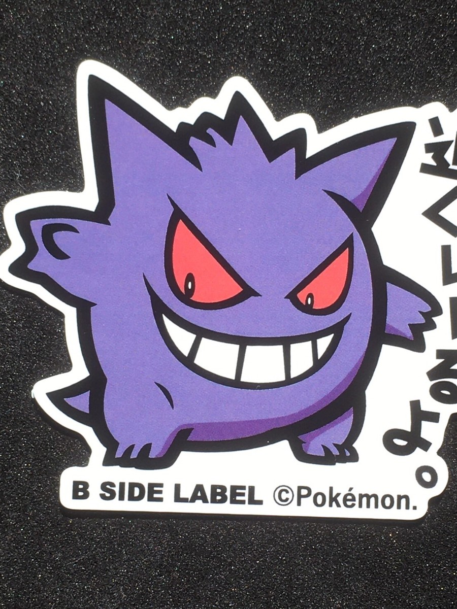 Gengar #094 Pokemon B-SIDE LABEL Sticker Japan Sticker