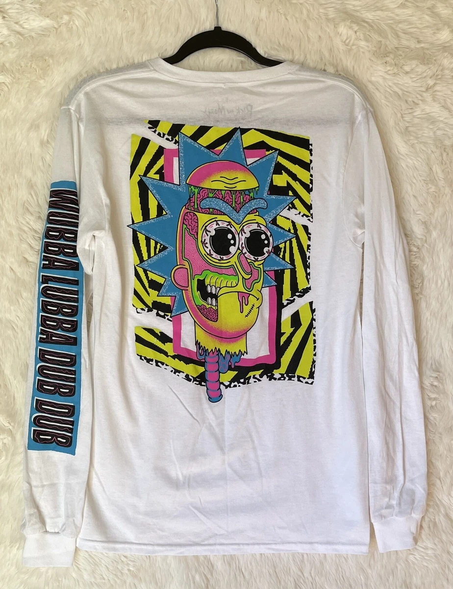 rick and morty long sleeve white