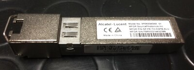 Alcatel Lucent 3FE63343AA Ethernet RJ45 SFP Modul