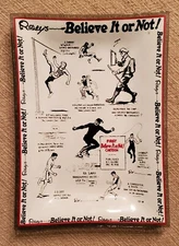 Ripley's Believe It or Not! Ash tray Glass Candy Dish First Cartoon Ashtray