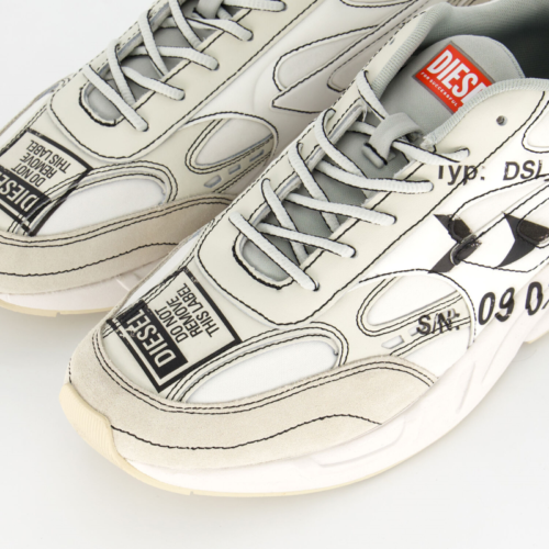 DIESEL White S-Serendipity Sport Sneakers Men's Low-top Leather