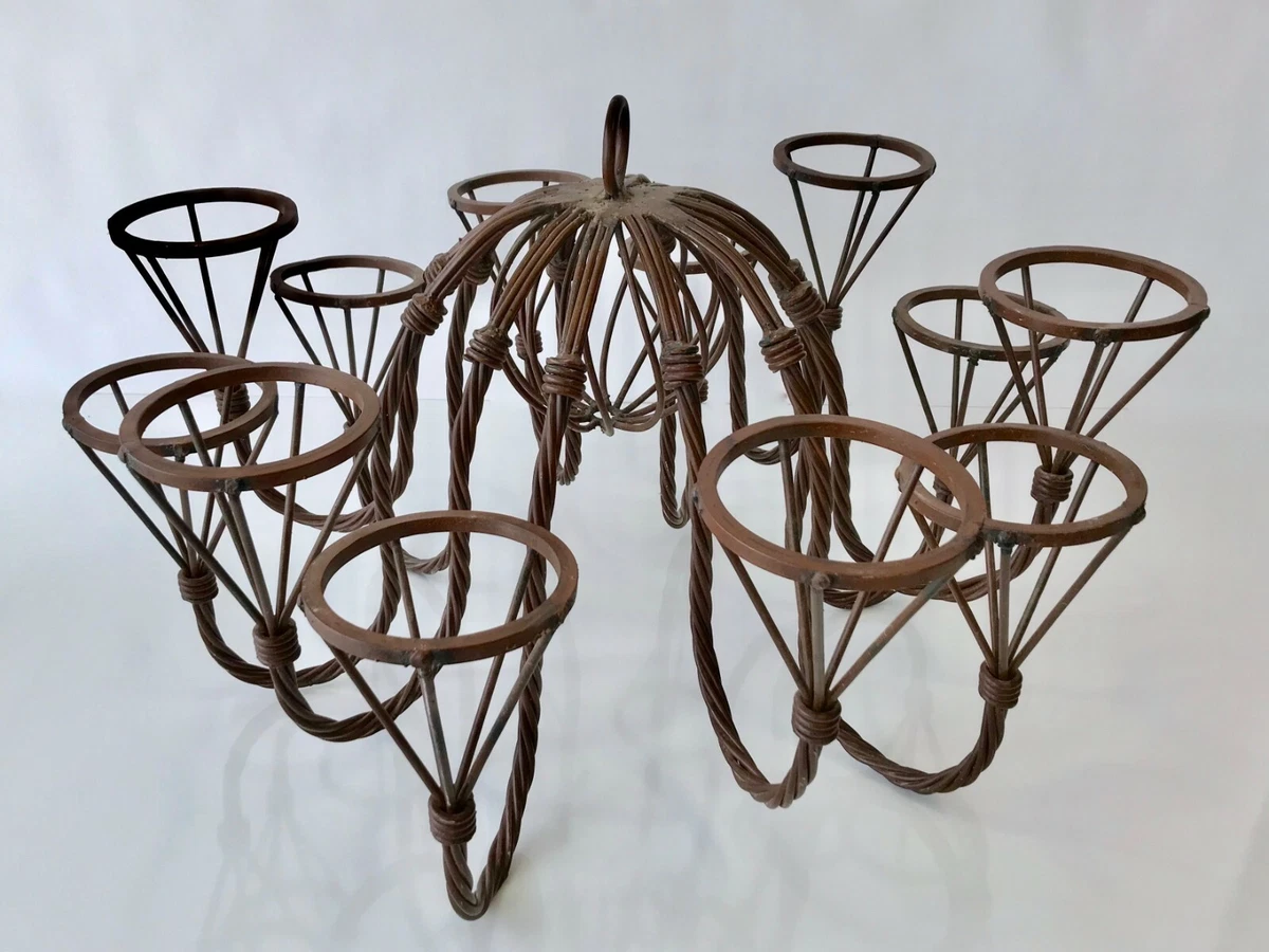 Hanging candle holder chandelier outlet