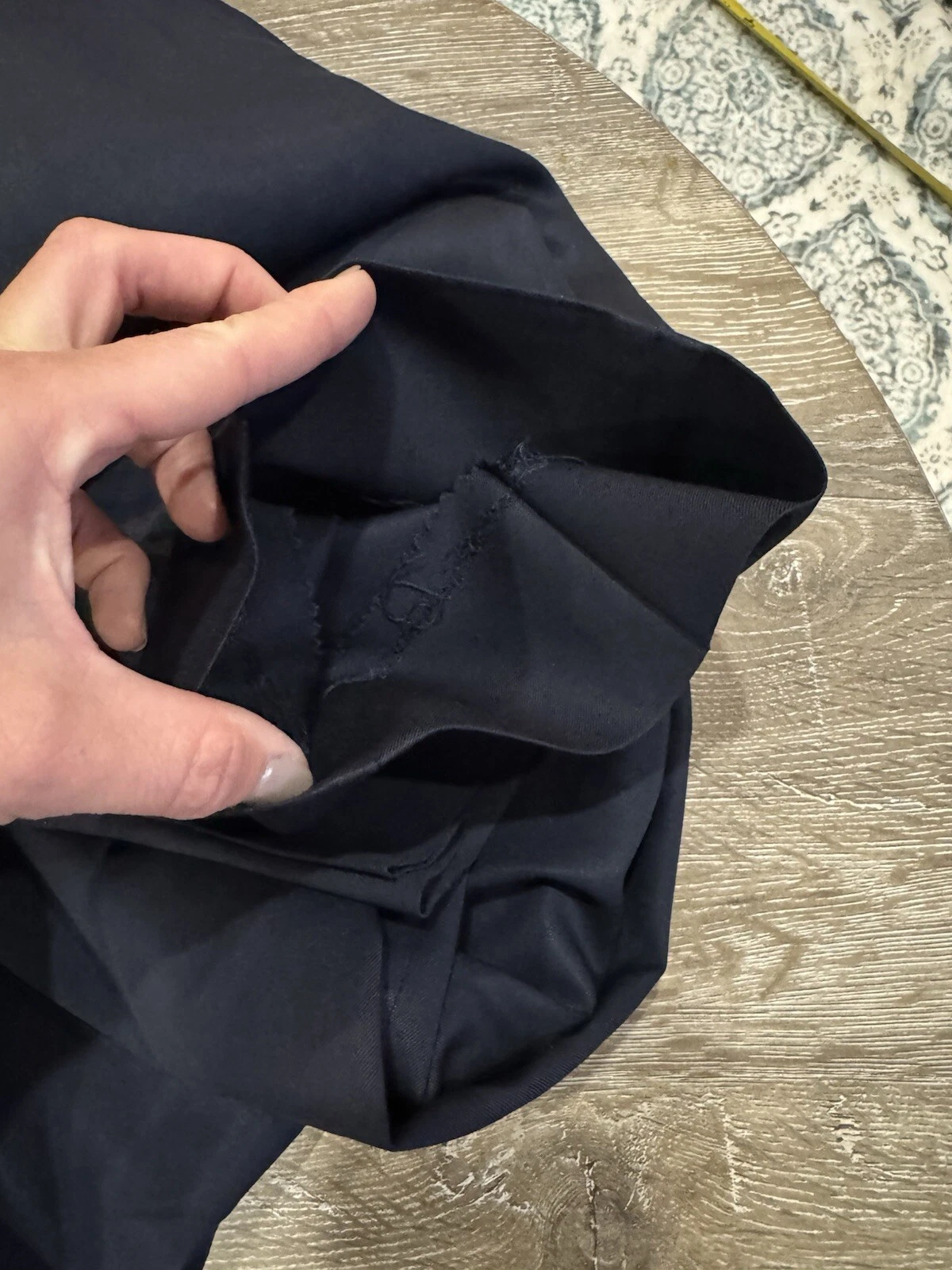 Versace Collection Abito Tuta Pantalone Misto Lana Blu Navy Eur 52 o US 34x29