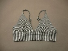 AERIE Size S Womens Multicolor Lined Wireless Pull On Triangle Bikini Top 6R