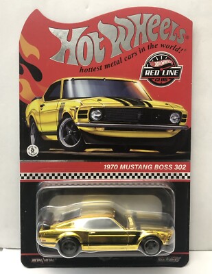 2024 Hot Wheels RLC RedLine Club Exclusive Gold 1970 MUSTANG BOSS