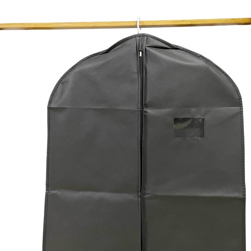 Closet Clothing Dustproof Hanging Bag Black Dustproof Clothing Storage Bag - Picture 9 of 14