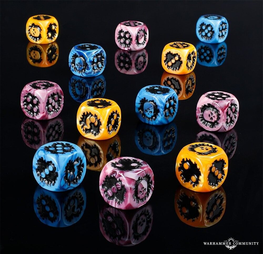 DISCIPLES OF TZEENTCH DICE 20 40K WARHAMMER 40,000 D6 CHAOS DISCIPLES OF TZEENTCH DICE 20 40K WARHAMMER 40,000 D6 CHAOS