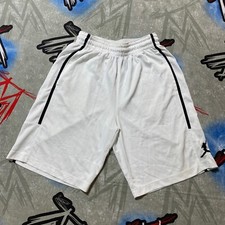 Nike Air Jordan Men's L Double Crossover Basketball Shorts White (AA1383-100)