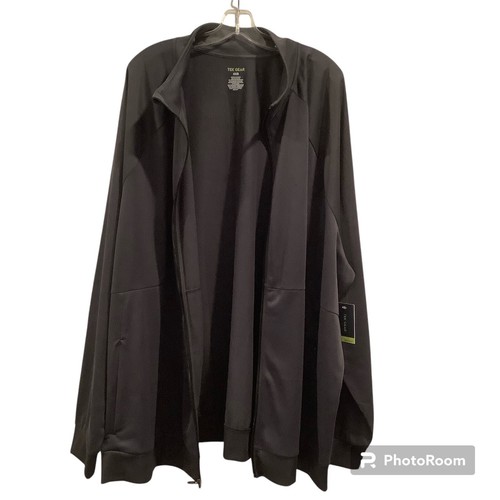 Men’s Grey Big & Tall Tek Gear Full Zip-Up Jacket Size 4XB NWT - Picture 2 of 8