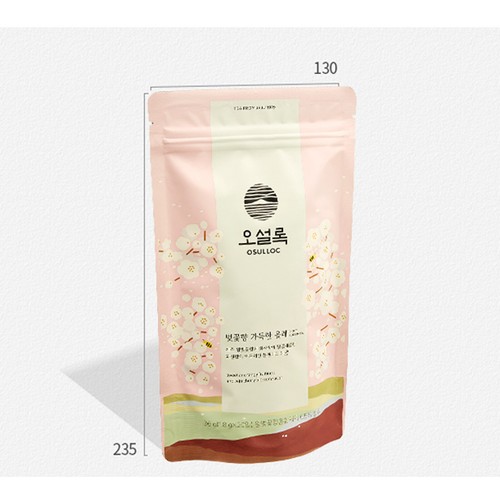 OSULLOC Jeju Cherry Blossom tea 20 Tea Bags Blended Red Tea Organic - Picture 4 of 6