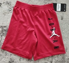 Jordan Boys Size 6 Vertical Shorts Gym Red Basketball 110-116 CM 857176-R78