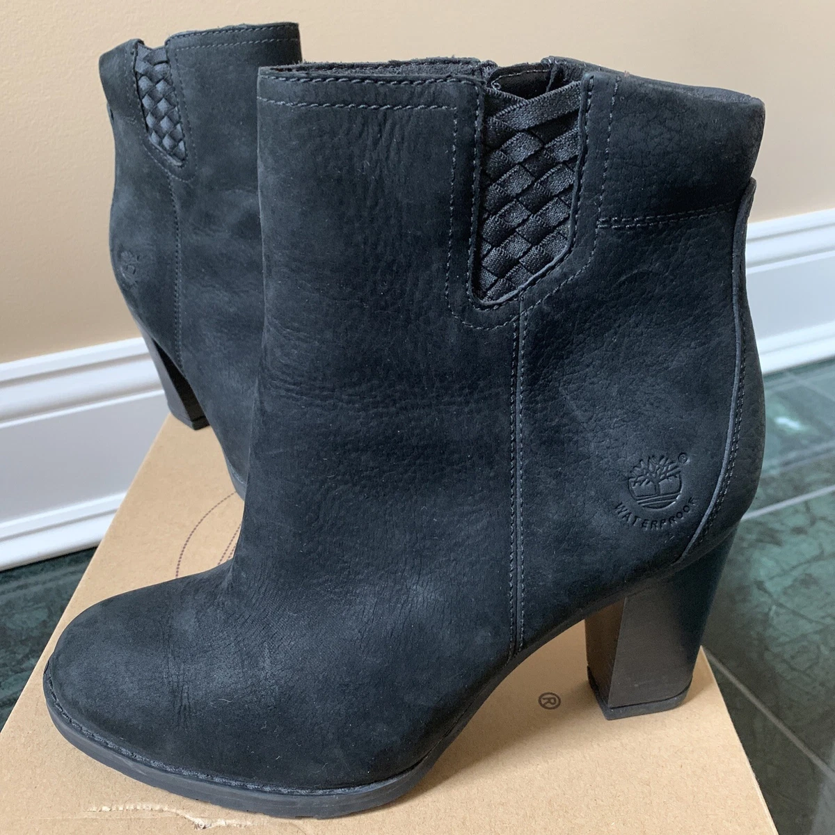 High heel store timberlands outfit