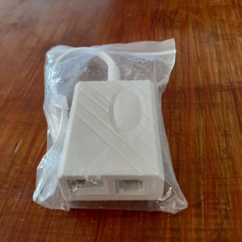 ADSL Microfilter Internet Broadband Telephone BT Line Filter Splitter With Cable - Photo 3/3