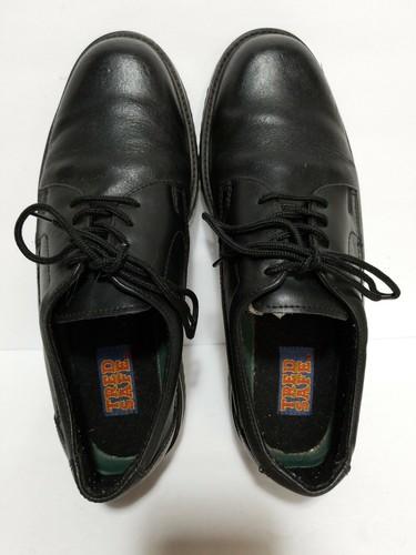 TRED SAFE MANAGER BLACK LEATHER MENS 11 SHOES - Picture 2 of 5