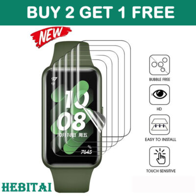 5-10PCS Soft Film Screen Protector For Huawei Band Band 6/6Pro Honor  Band