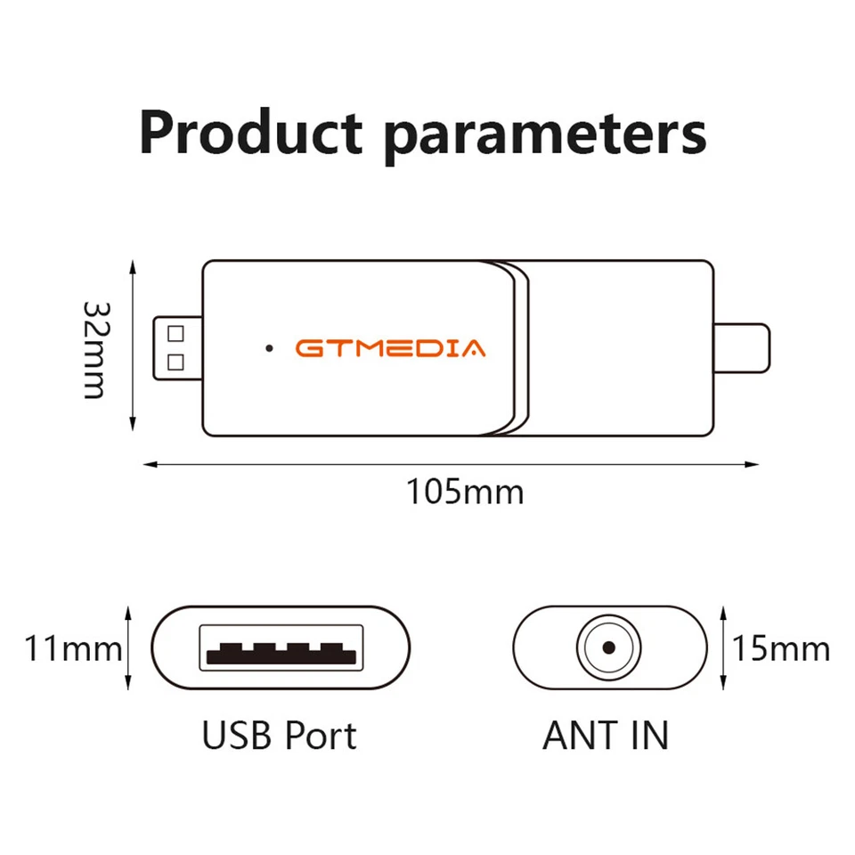4K UHD ATSC 3.0/1.0 OTA сигнал метр тюнер DVR Android OTT огонь NextGen TV Stick - Изображение 2 из 4