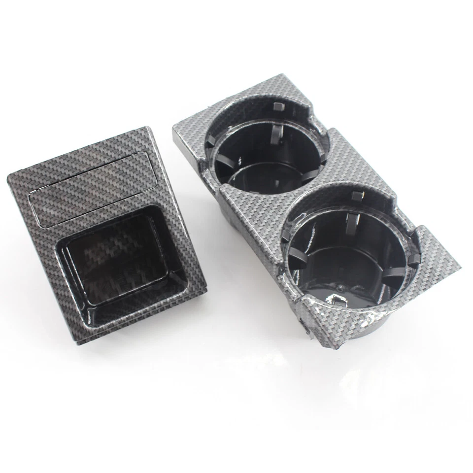 Taza de fibra de carbono con portamonedas para sedán/carro/compacto E46 serie 3 99-06 Foto 2 de 4
