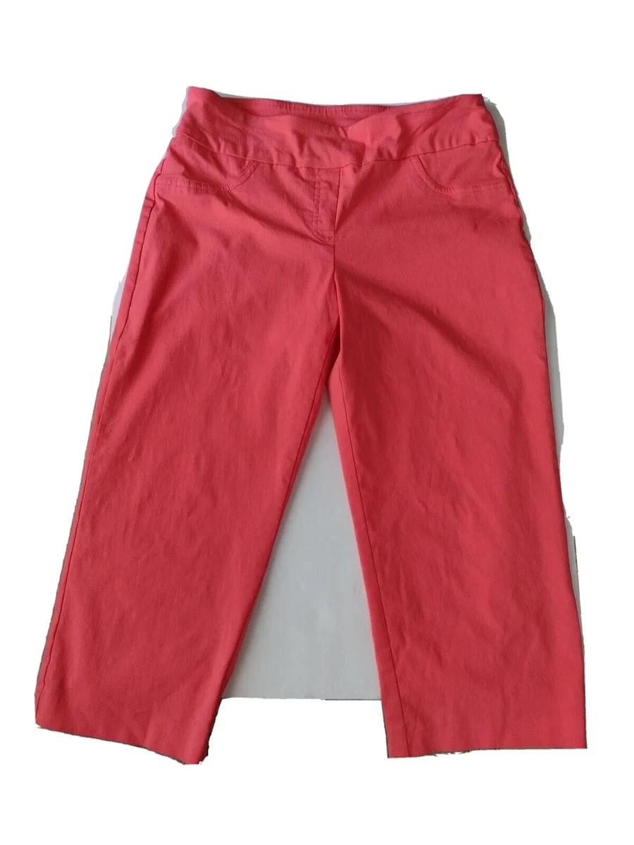 Coral capri shop pants