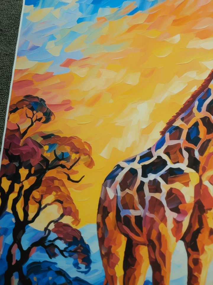 Giraffe Poster 18x24in - Image 2 of 4