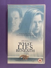 What Lies Beneath VHS Video Harrison Ford, Michelle Pfeiffer, Robert Zemeckis