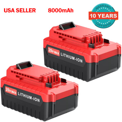 #ad #ad 2P 8Ah 20V Lithium Battery Pack for Porter Cable 20 Volt PCC685L PCC680L PCC682L $32.22