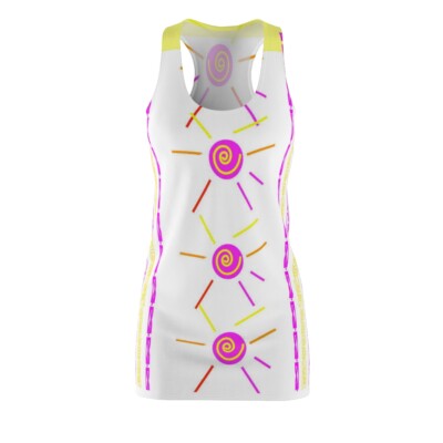 Women's Cut & Sew Racerback Dress (AOP)