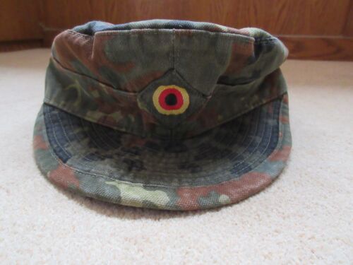 3 German Army Camouflage Flecktarn Caps, Small Size 53/ 58 - Picture 16 of 19